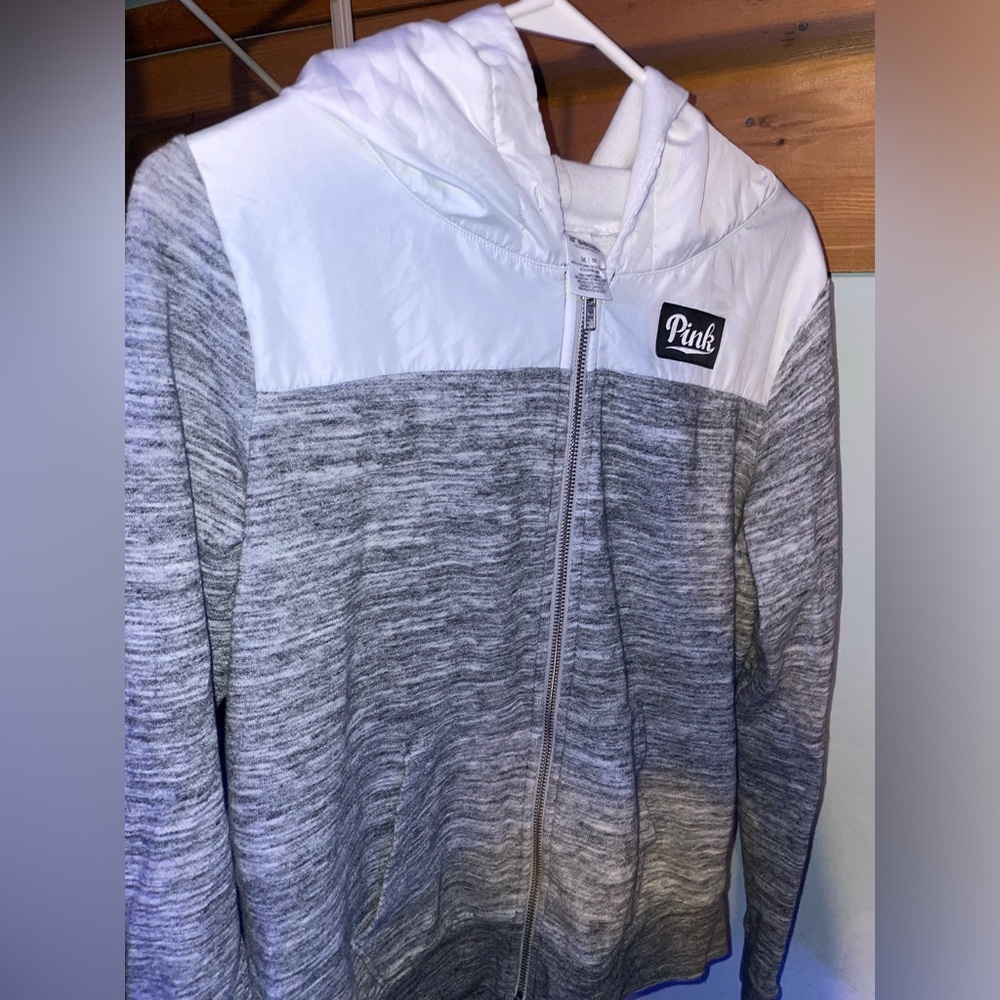 VS PINK ZIP UP HOODIE